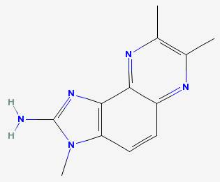 DiMeIQx 2-amino-3,7,8-trimethylimidazo(4,5-f)quinoxaline DiMeIQx 2-amino-3,7,8-trimethylimidazo(4,5-f)quinoxaline