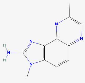 MeIQx 2-amino-3,8-dimethylimidazo(4,5-f)quinoxaline MeIQx 2-amino-3,8-dimethylimidazo(4,5-f)quinoxaline